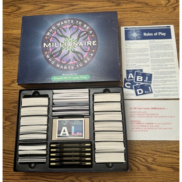 “WHO WANTS TO BE A MILLIONAIRE” 2000 Pressman FunFAMILY BOARD GAME 100% - Picture 13 of 14